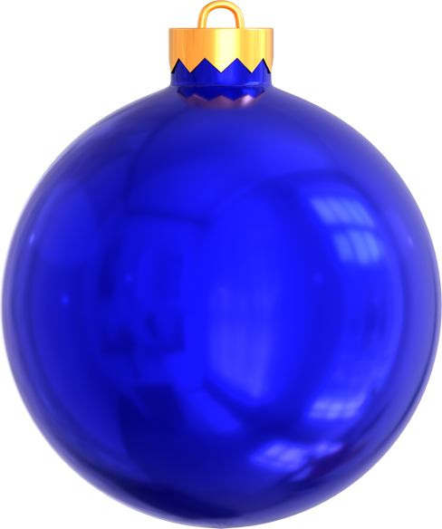 blue ornament Christmas ball